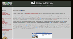 Desktop Screenshot of graveaddiction.com