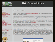 Tablet Screenshot of graveaddiction.com